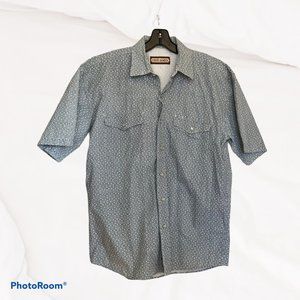 Cody James Western Shirt Medallion Pattern Large